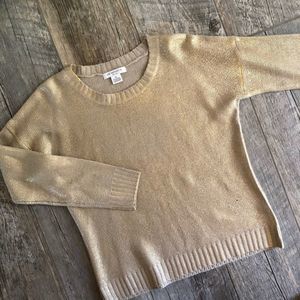 Liz Claiborne Gold Sweater Medium